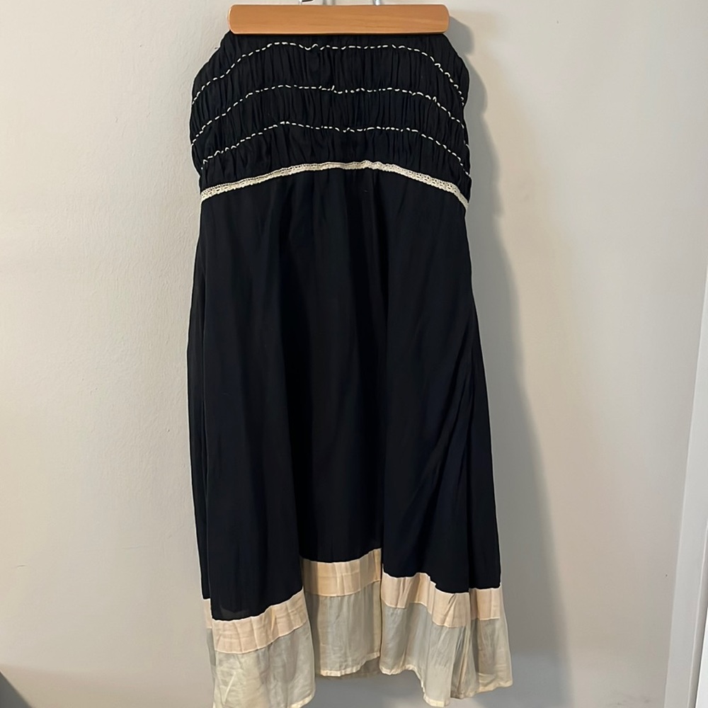 Limited Brands size 0 cotton strapless dress.